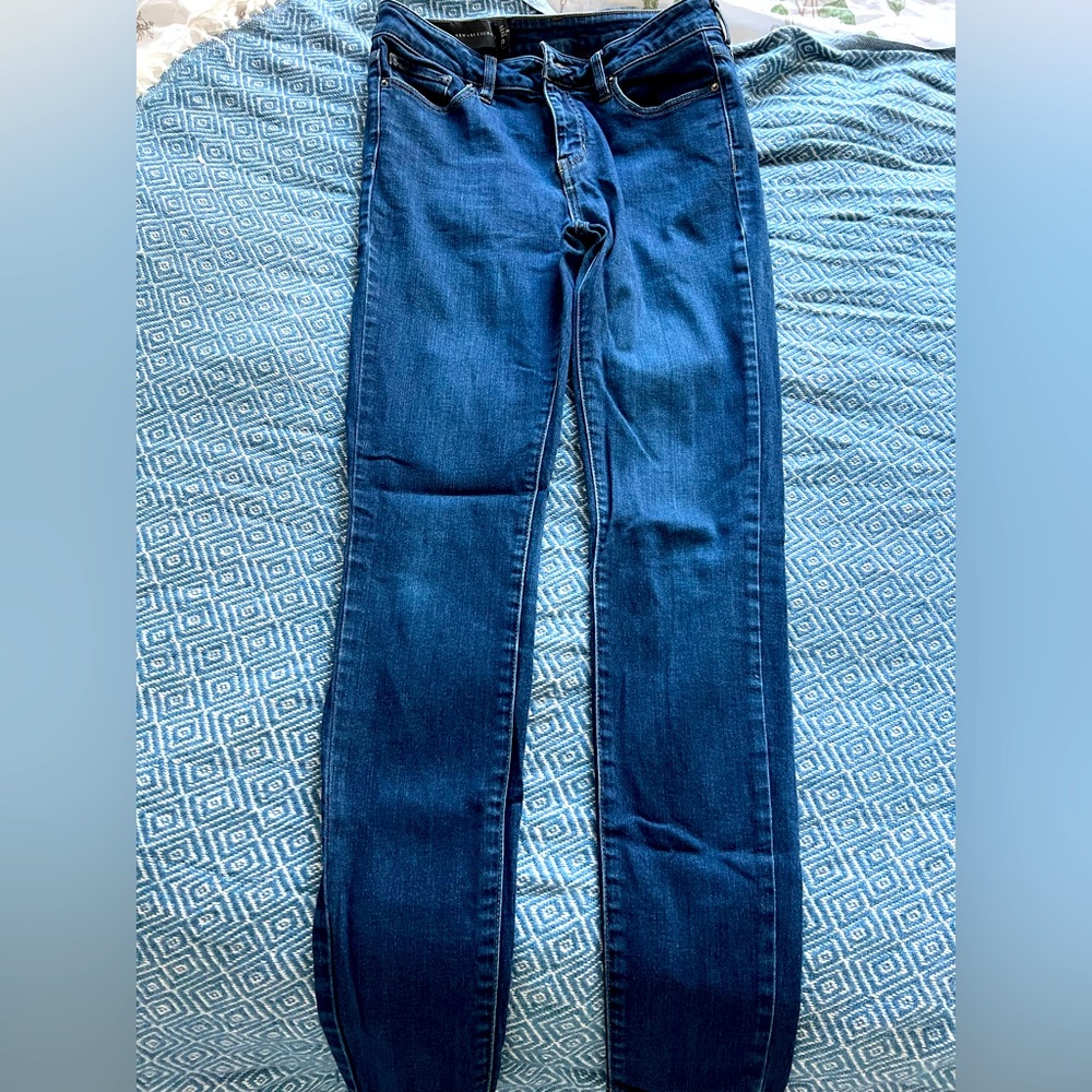 Armani Exchange Mid-rise Super Skinny Jeans